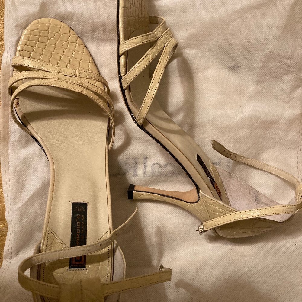 New Giorgio’s of Palm Beach women alligator shoes size 9